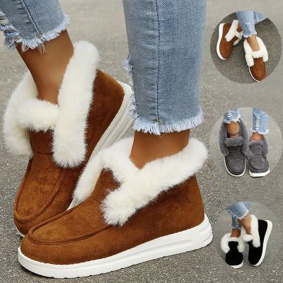 CozyVibes-Soothing Slip-On Winter Boots