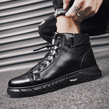 Men’s Black Leather Boots