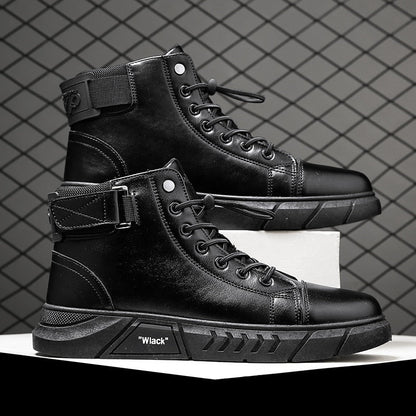 Men’s Black Leather Boots